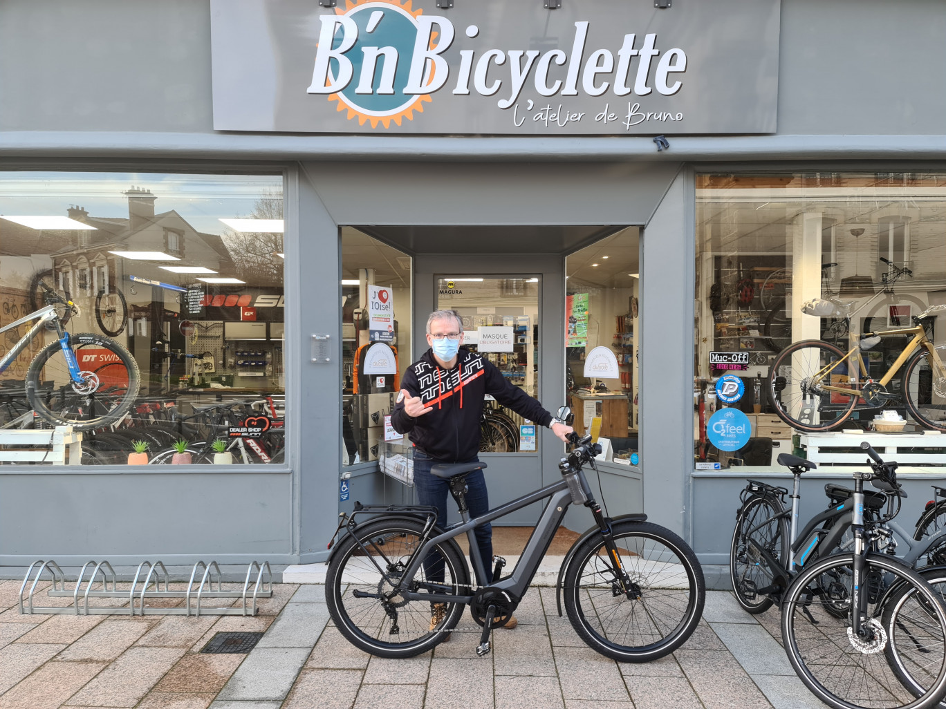 Le premier point en vente centre-ville.(c)B’n Bicyclette