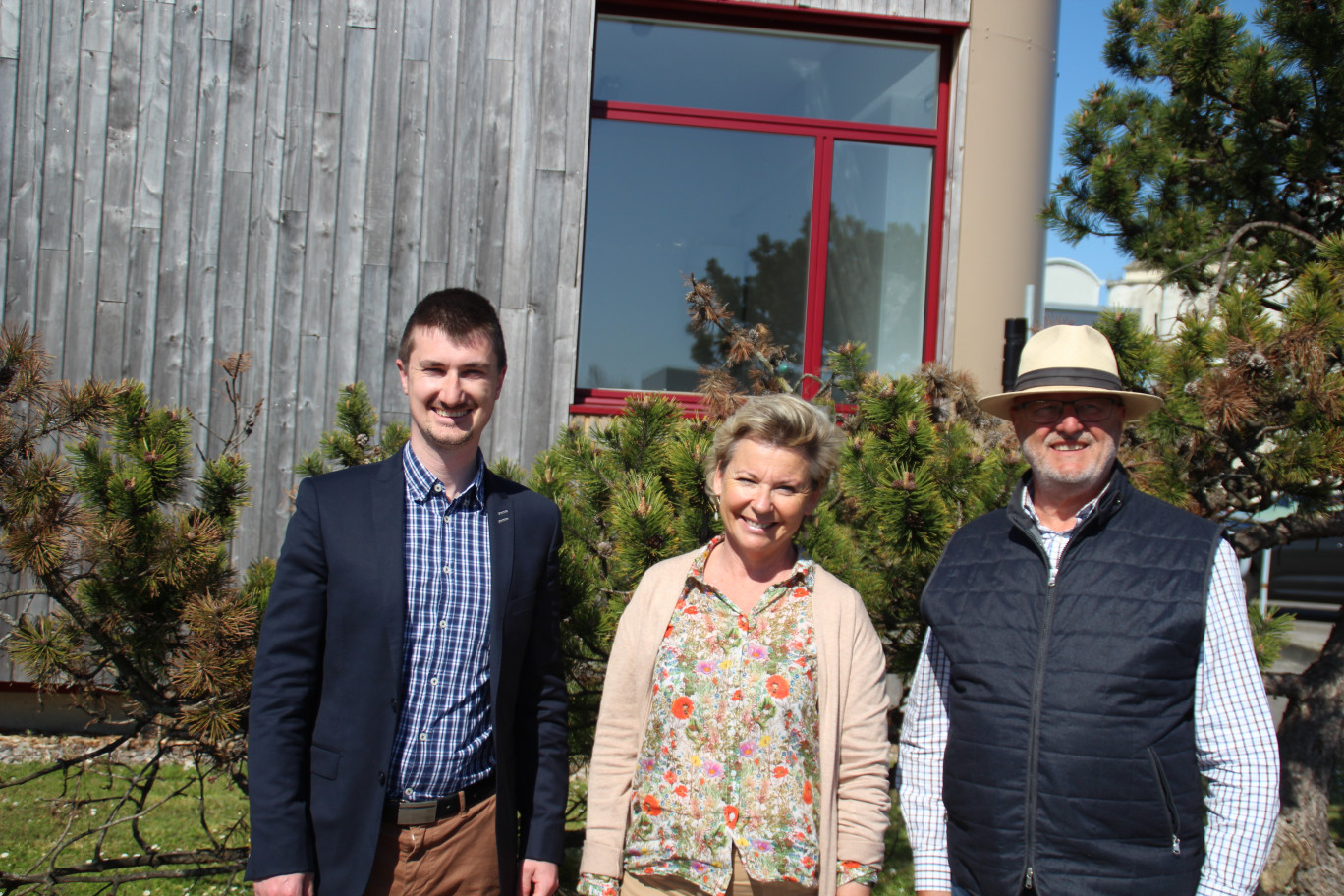 Florent Delienne, Sophie Clavreul, Thierry Méresse de Réseau Entreprendre Picardie. 