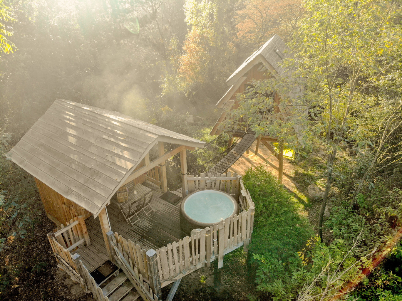 Les cabanes du Bois de Rosoy font partie des hébergements insolites très prisés. (c)FMR Travel Blog Le Bois Rosoy