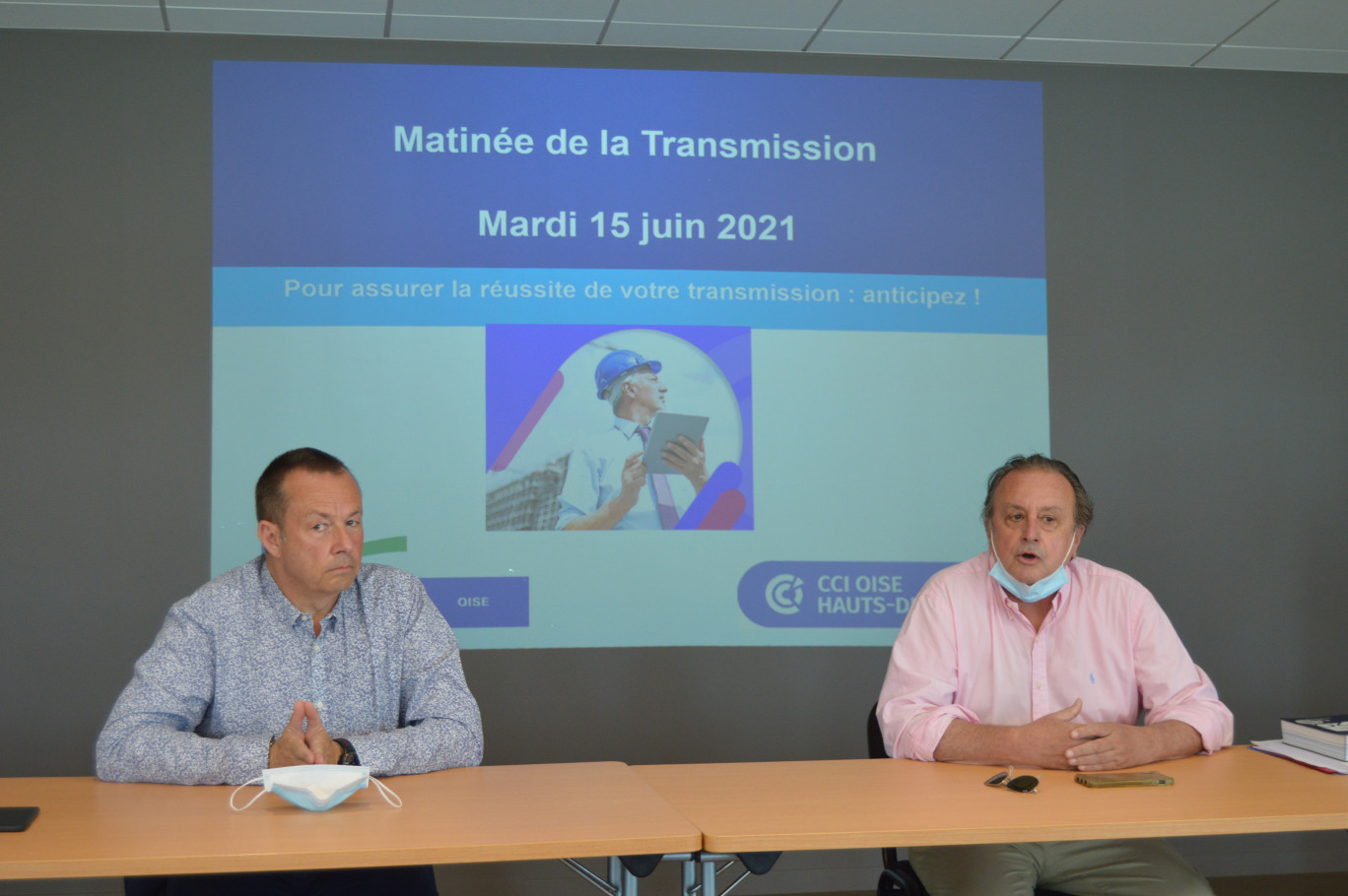 Philippe Morin (à g.) et Philippe Enjolras (à dr.) unissent leurs compétences en faveur de la transmission d'entreprise.