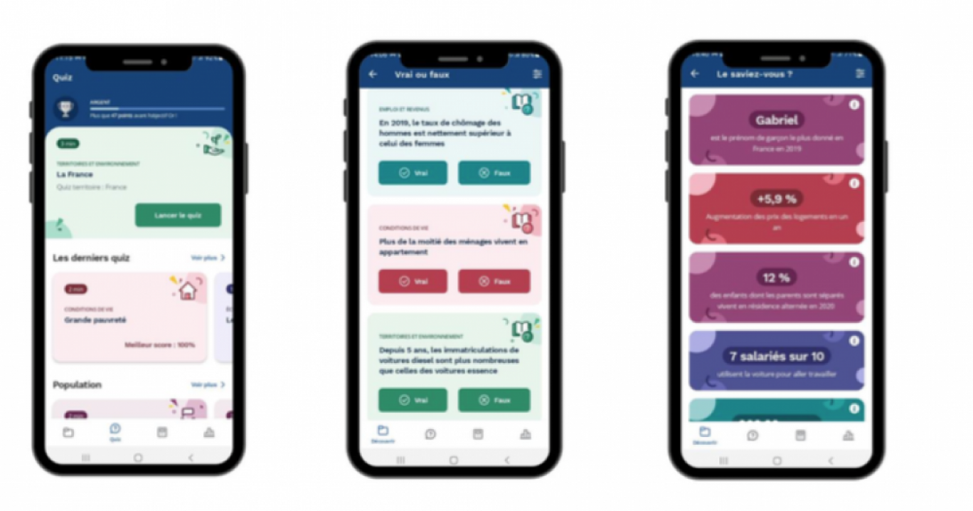 L'Insee lance sa première application mobile