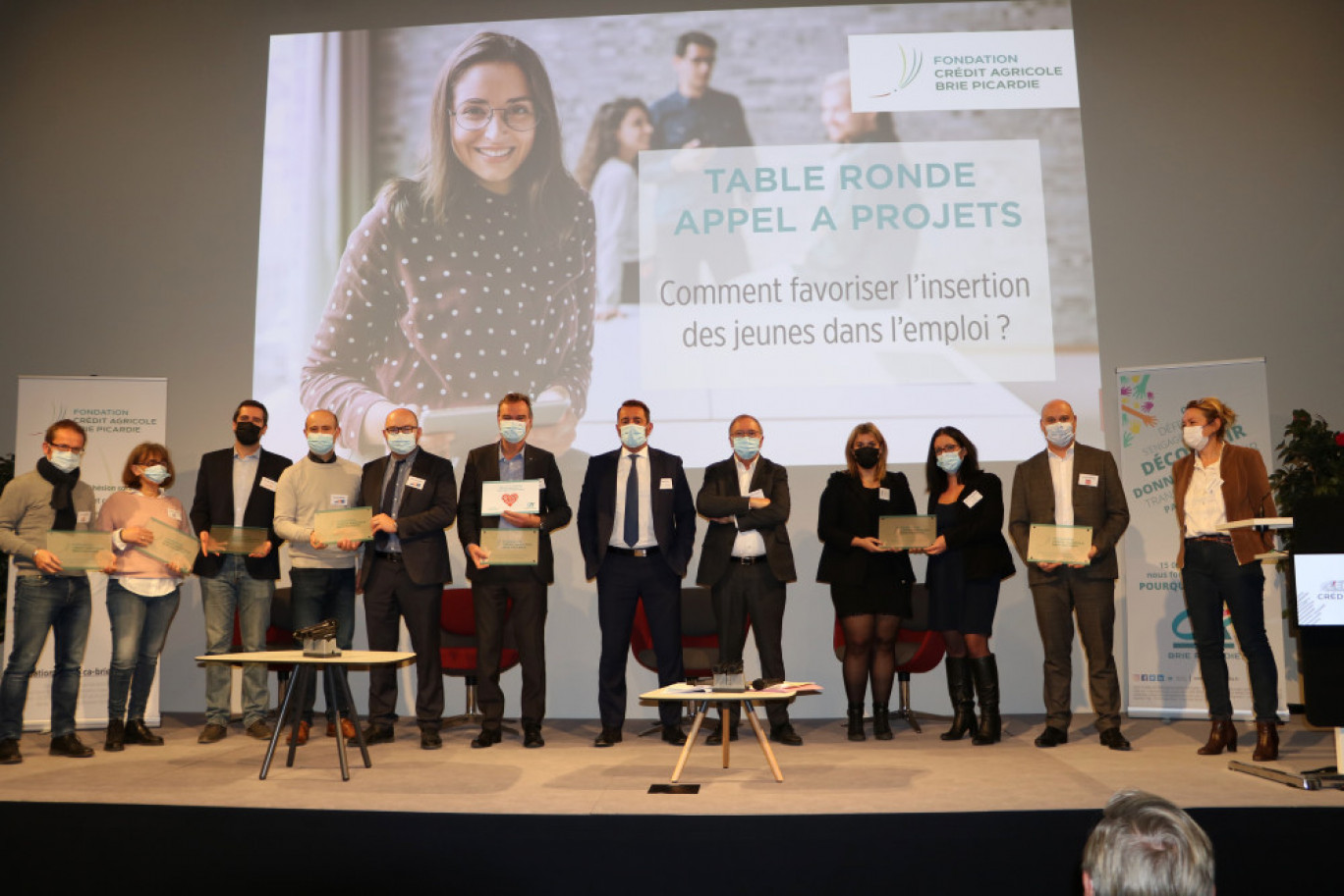 APFE E2C ouest Som-Oise et O'Tech Oise lauréates de la Fondation Crédit agricole Brie Picardie