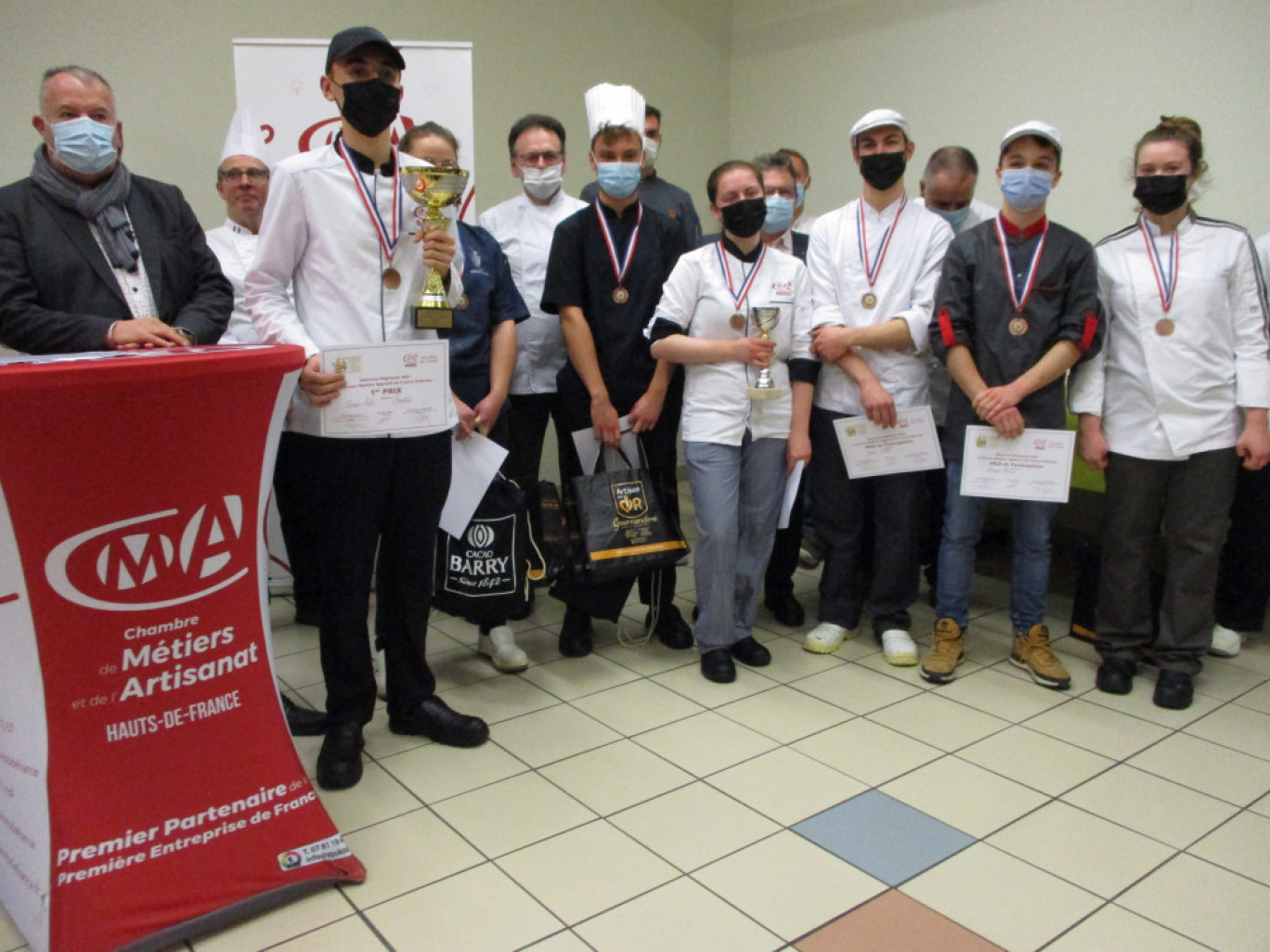 "L’élite" des apprentis pâtissiers de la région des Hauts-de-France avait rendez-vous à Laon. 