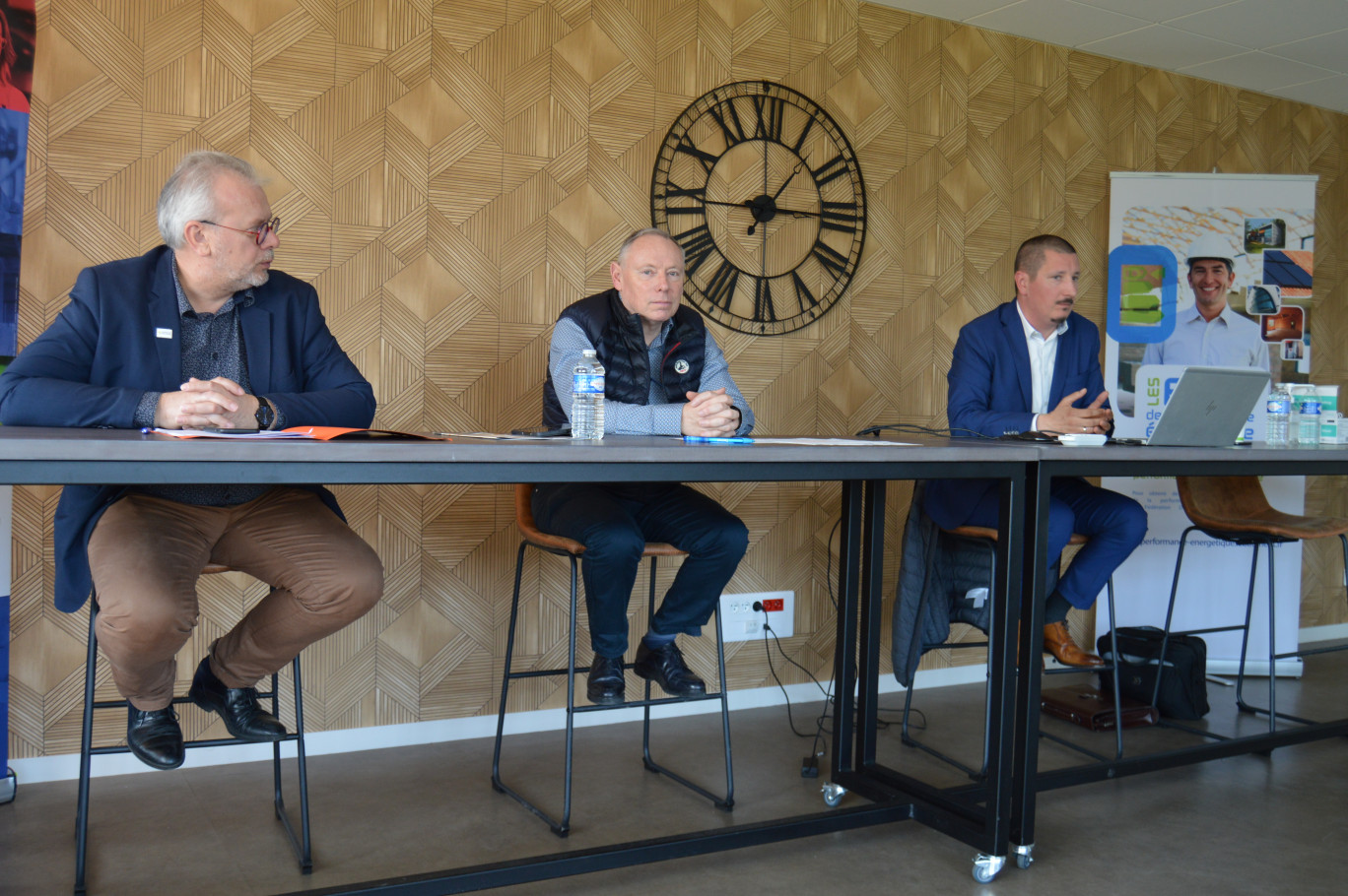 La FFB Oise s'inquiète, comme ont témoigné Loïc Lelu (au centre), Olivier Guérin (à g.) et Guillaume Gamache (à dr.)