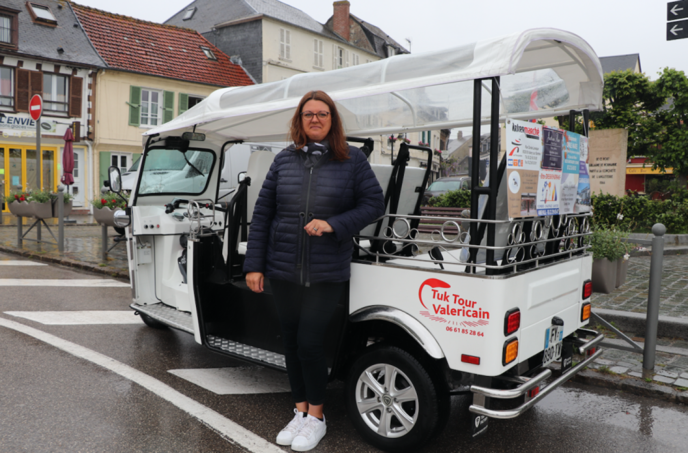 Delphine Desbiendras a eu l'idée de son tuk tuk lors d'un séjour à Lisbonne.