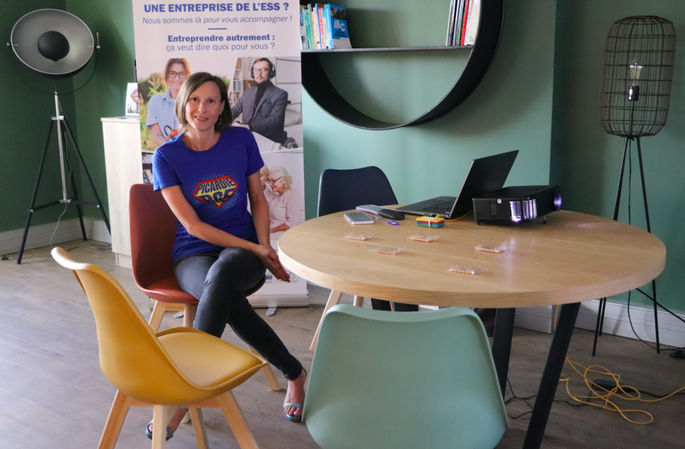 Nadège Perrier, directrice du pôle création d’entreprise. 