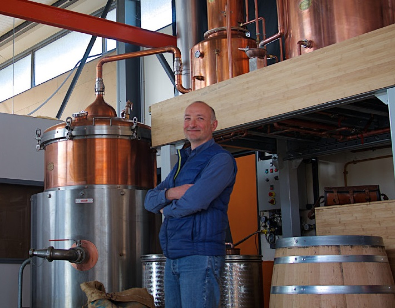 Déjà bien implanté en Picardie, Hervé Grangeon, fondateur de la distillerie Ergaster, se lance comme challenge de conforter sa présence sur le Nord et le Pas-de-Calais. (© Distillerie Ergaster)