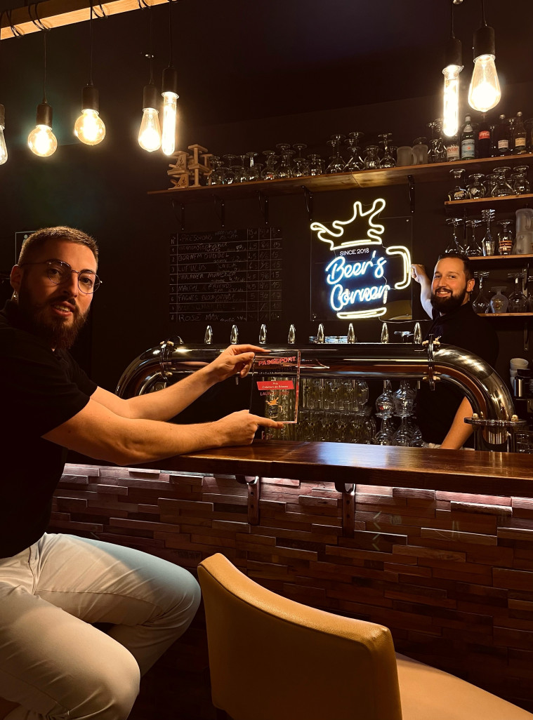 C'est une nouvelle étape pour Florian Dumontier et Damien Amico avec l'ouverture à la franchise de Beer's Corner. (c)DR
