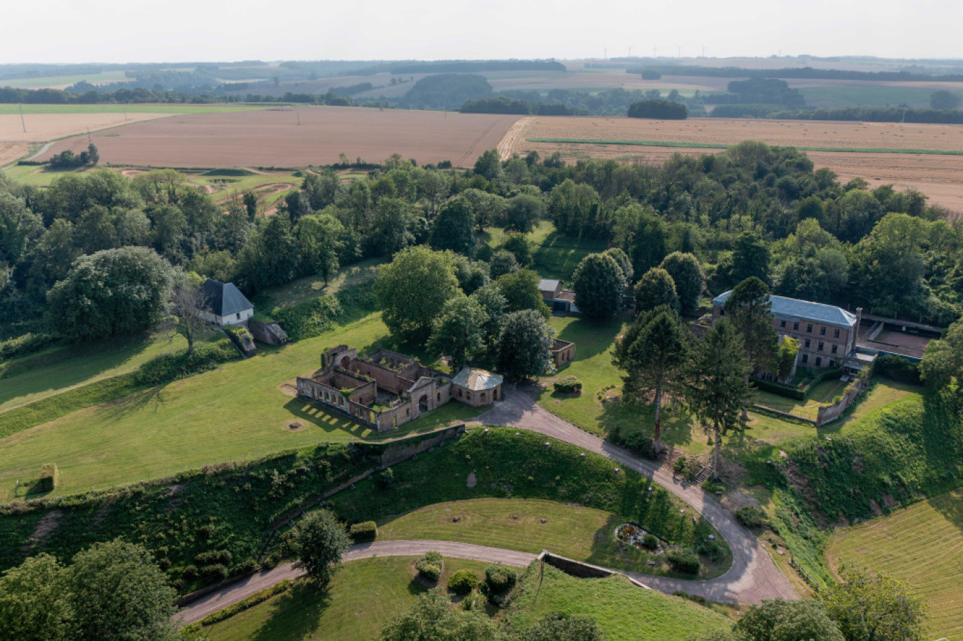 La Citadelle de Doullens est en pleine rénovation. ©Dezdofilms