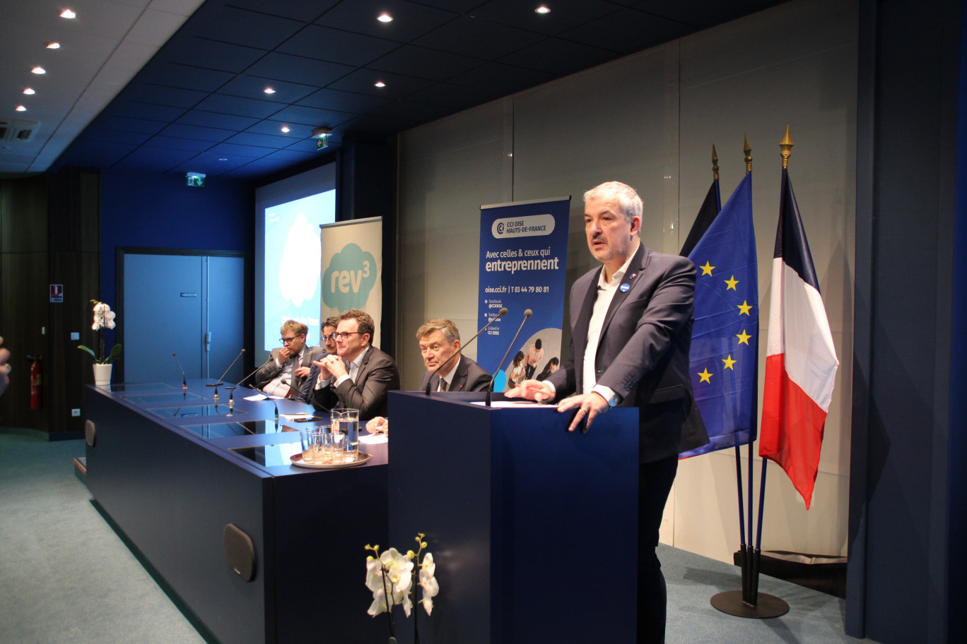 Philippe Bernard, président de la CCI de l'Oise, opte pour la collaboration. (c)DR