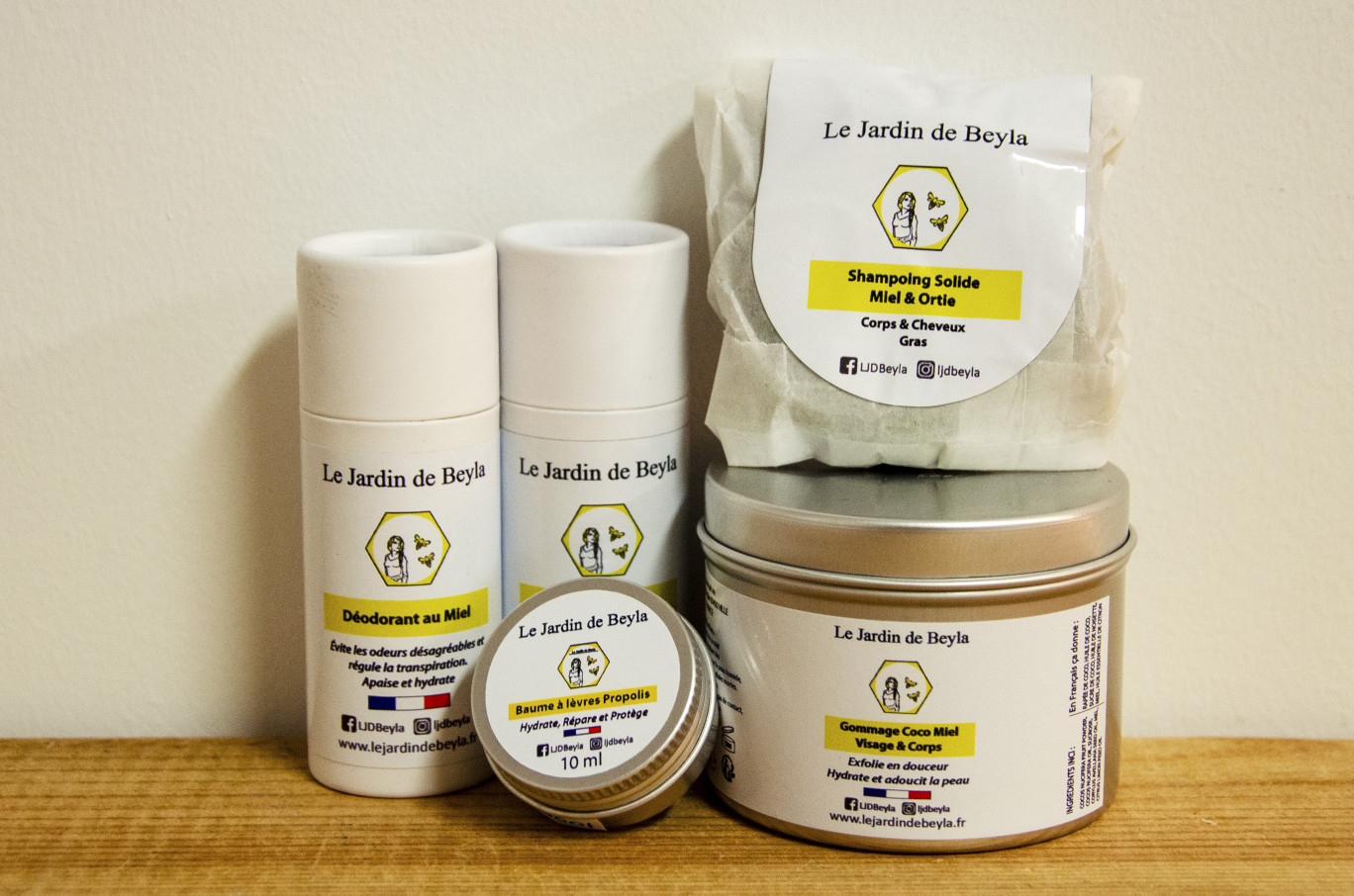 La gamme de cosmétiques 100 % naturels du Jardin de Beyla s'étoffe cette année d'une huile de massage et de masques pour le visage. (© Le Jardin de Beyla)