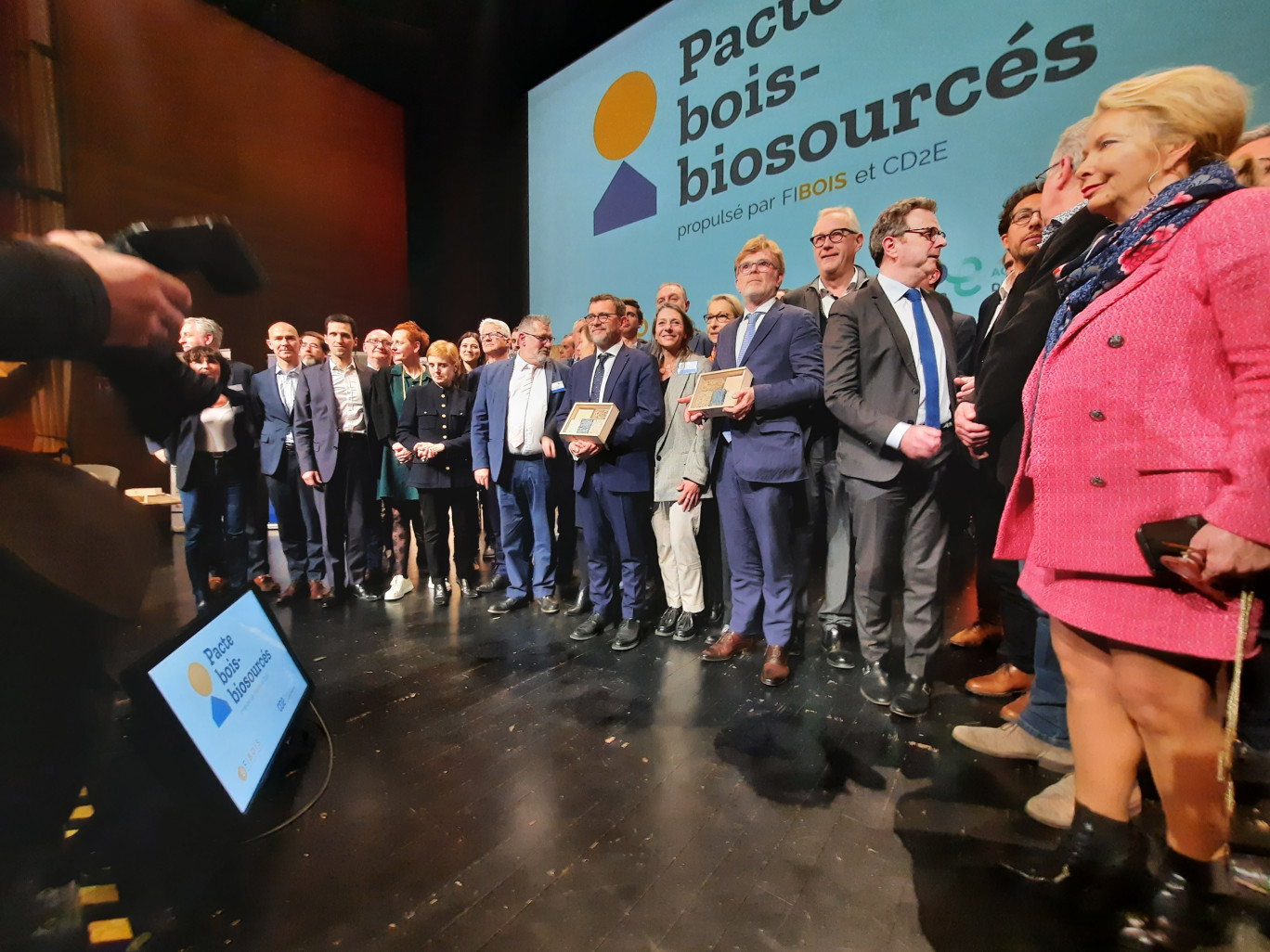 Le pacte Bois-Biosourcés a été signé lors de la 12e édition du forum International Bois Construction. © Aletheia Press/L.Péron
