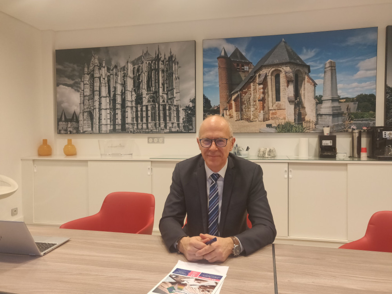 François Desjardins, président de la Chambre Interdépartementale des Notaires de Picardie (@Aletheia Press/DLP)