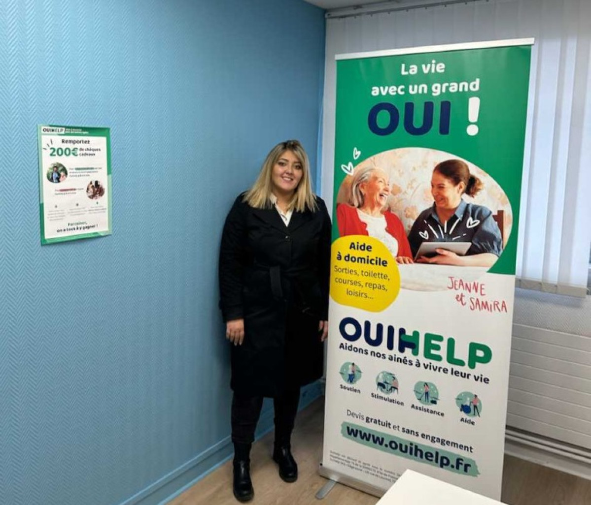 Pauline Henicker est la responsable de l'agence Ouihelp de Chantilly. (c)OuiHelp