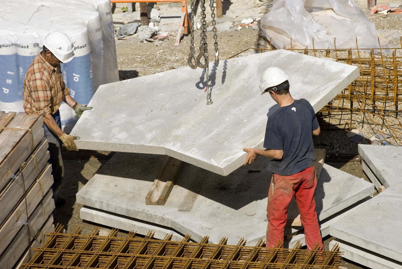 La construction de bâtiments a reculé de 1,6% au quatrième trimestre 2023. © Adam