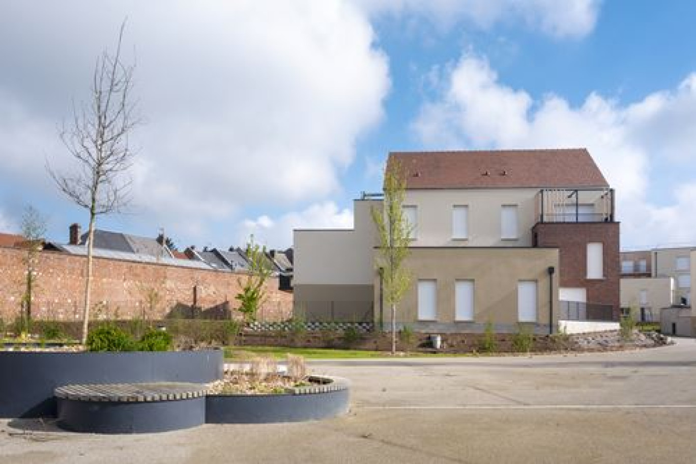 L'écoquartier du Maréchal Juin à Saint-Quentin, une initiative d'aménagement qui intègre les principes et les défis du développement durable à l'échelle d'un quartier.(c)Yann Anteale