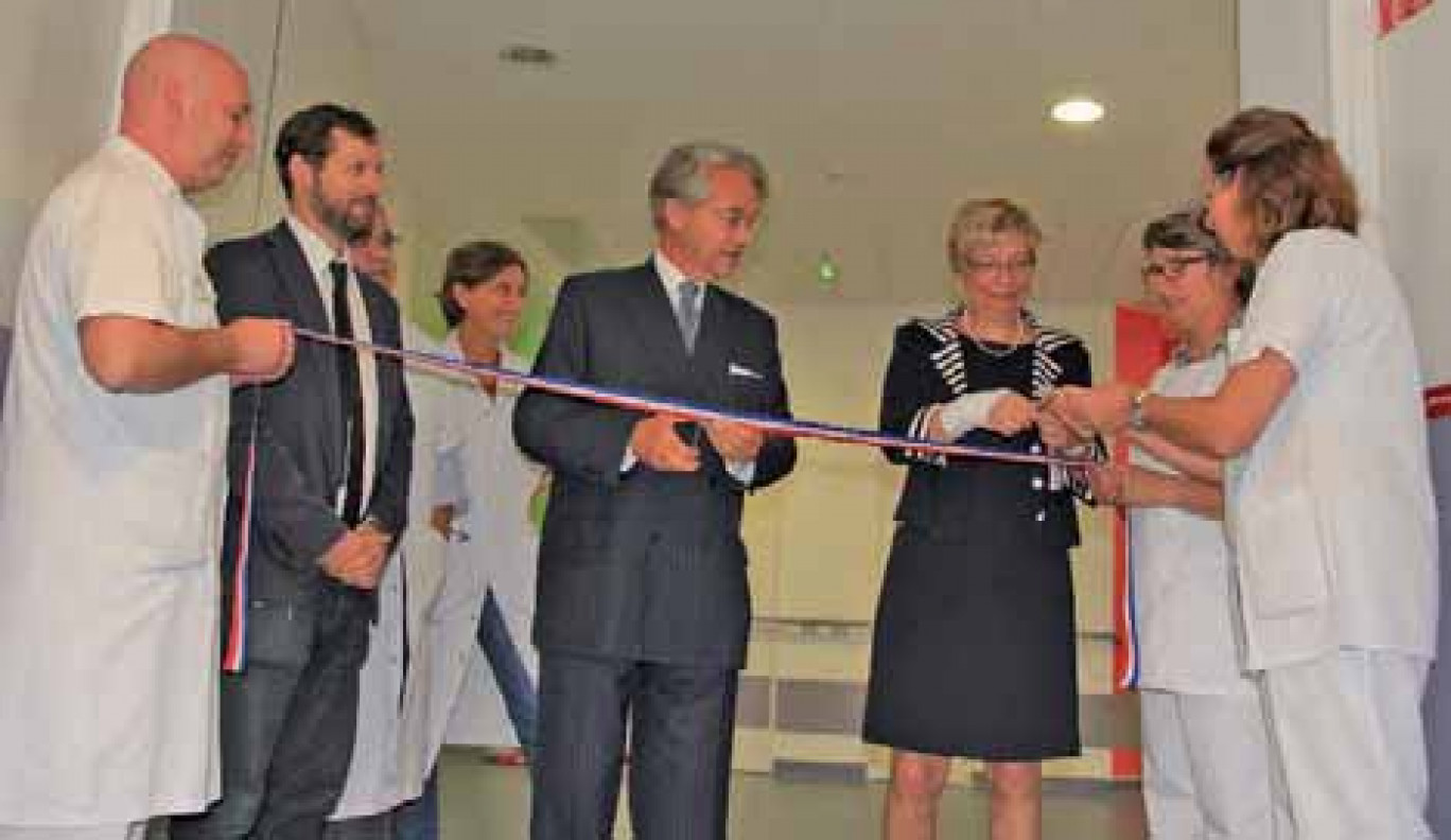 Philippe Marini et Brigitte Duval ont inauguré un service qui a coûté près de quatre millions d’euros.