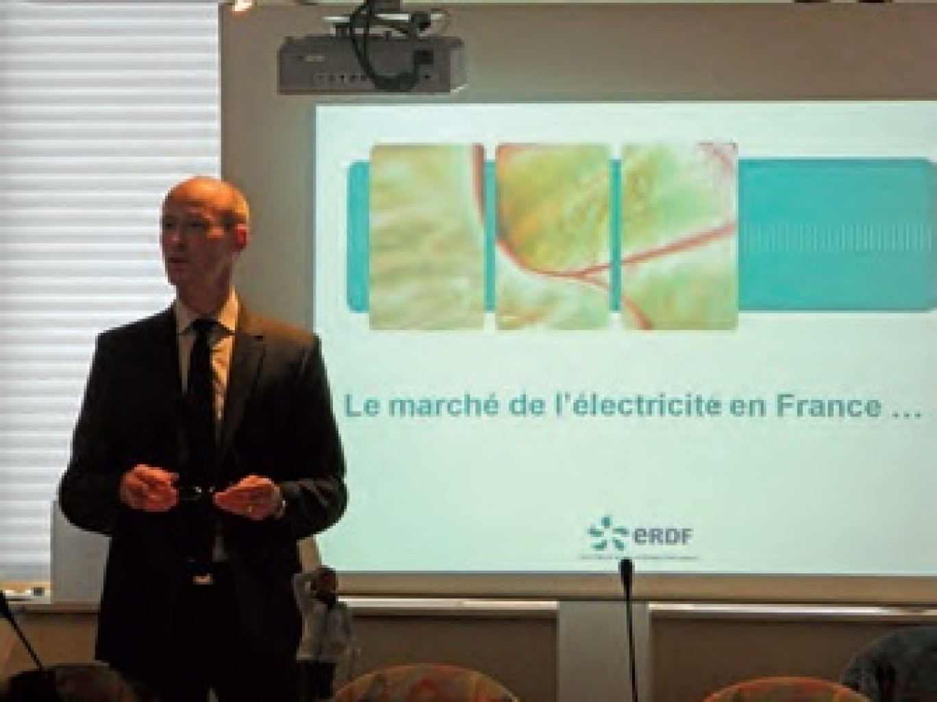 Philipe Lahary a présenté les grandes actions en faveur de l’égalité professionnelle menées par ERDF Picardie.