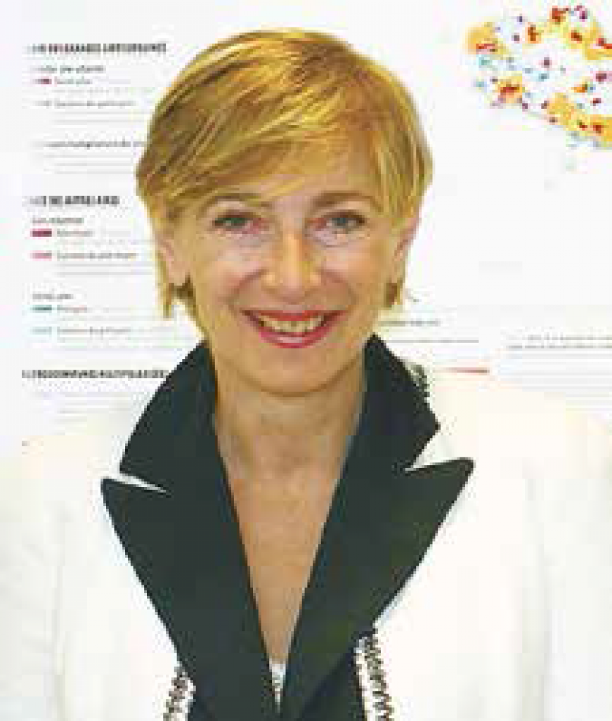 Yvonne Pérot, directrice régionale de l'Insee Picardie. L'institution a publié son bilan économique 2013 fin mai, contre mi-avril l'année dernière, en raison des échéances électorales.