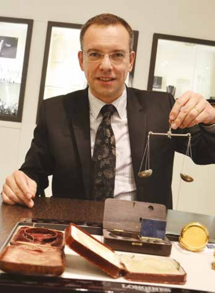 Stéphane Conty dirige la bijouterie Flinois avec son épouse depuis 2002. 