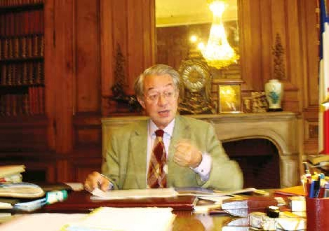 Philippe Marini est maire de Compiègne. 