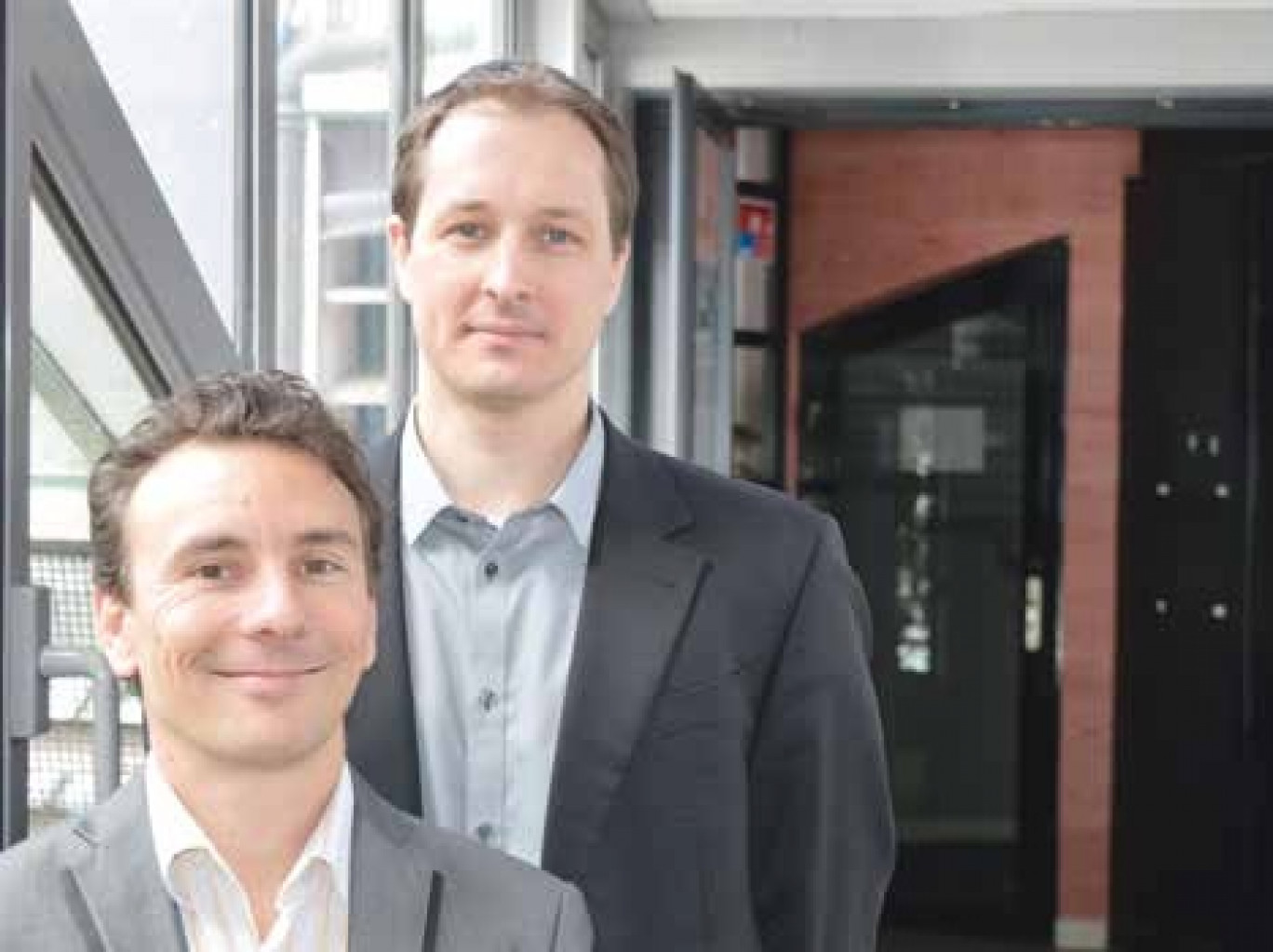 Sébastien Truttet (à g.) et Joël Carnat prévoient un chiffre d’affaires de 200 000 euros pour leur premier exercice.