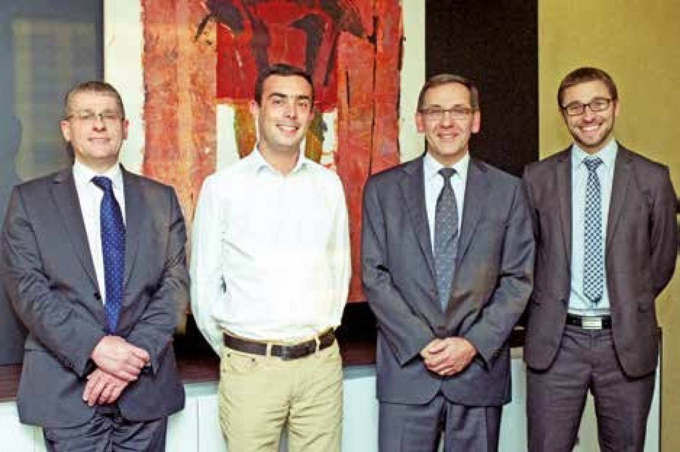 Les quatre associés du cabinet (de g. à d.) : Olivier Gayot, Jean-Baptiste Guerreau, Jacques Roffé et Alexandre Ziarkowski.