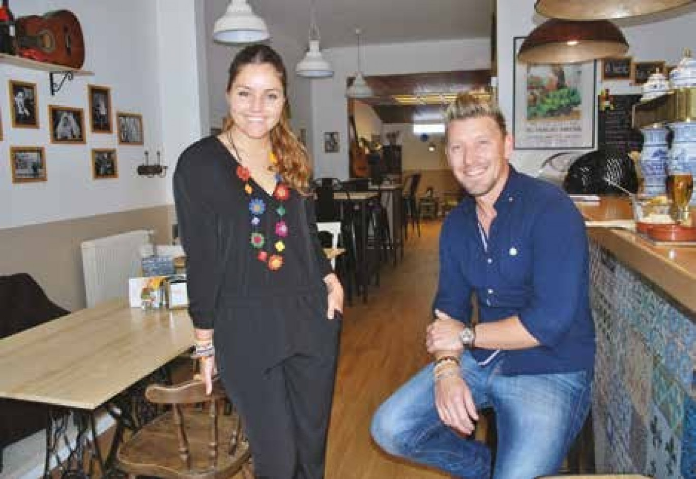 Anabel Galdeano et Christophe Desaegher, patrons enthousiastes d’El Tablao Cafe&amp;Tapas.
