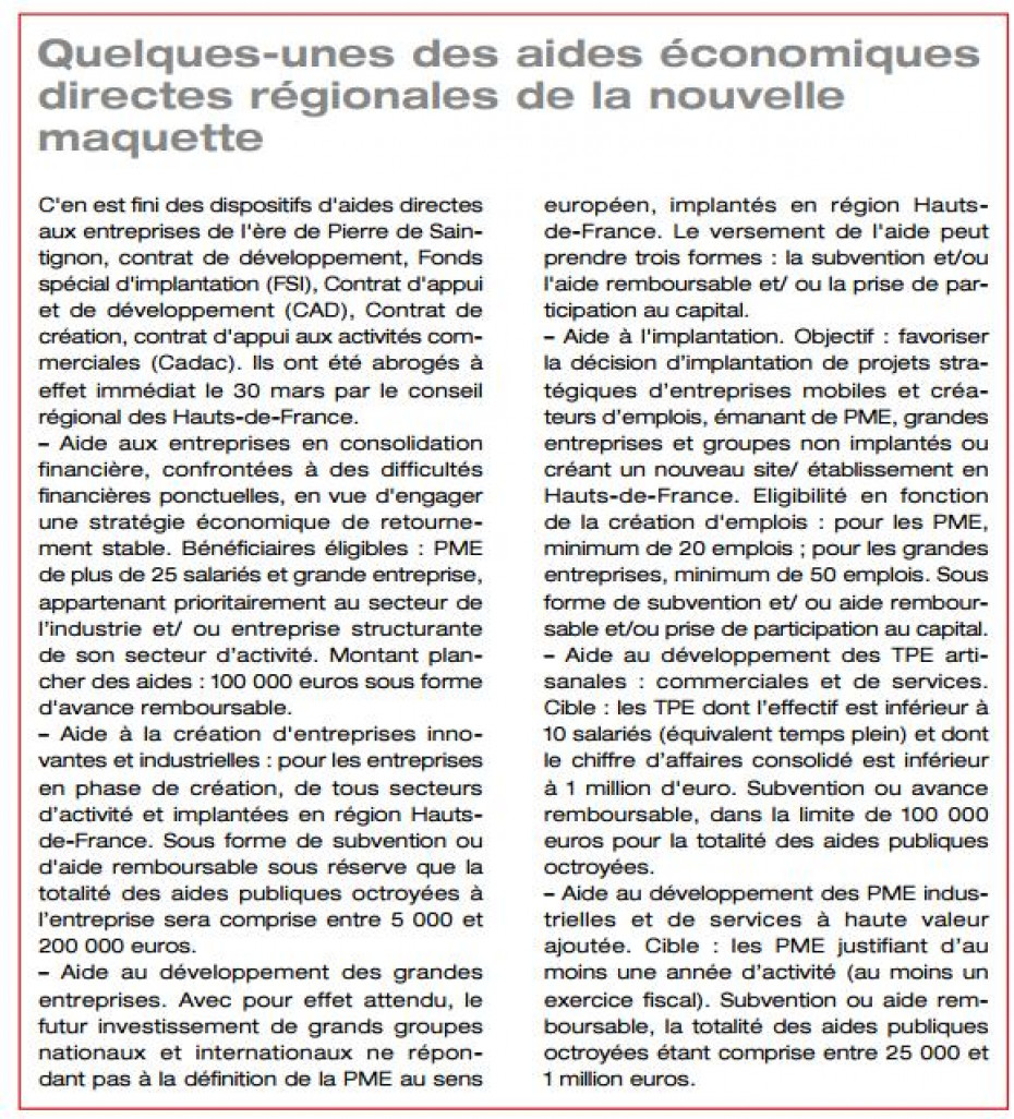 Construire une région performante, pro-business et attractive