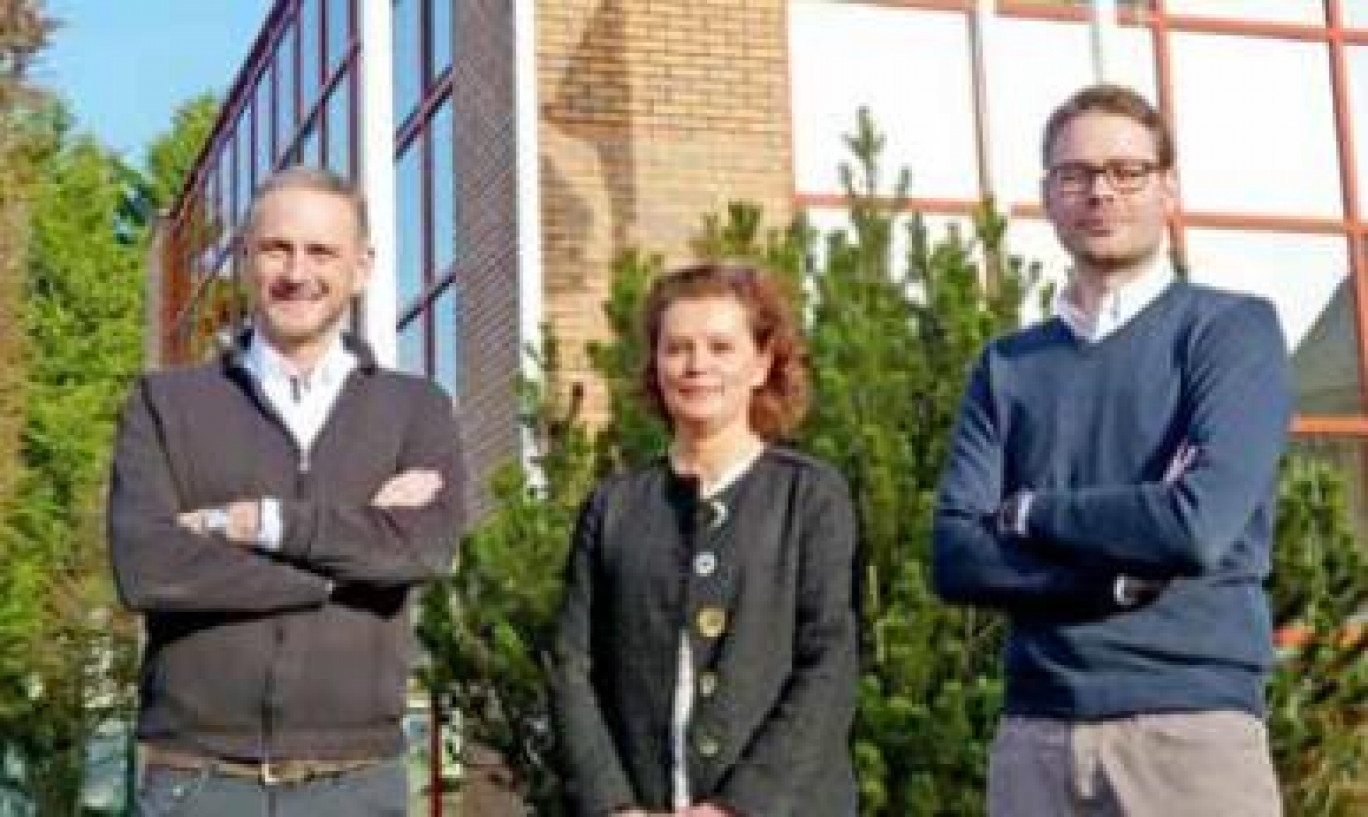 Daniel Fricker, directeur du site, Alexandre Robin, directeur des ressources humaines et AnneSophie Gaillot, assistante de direction.