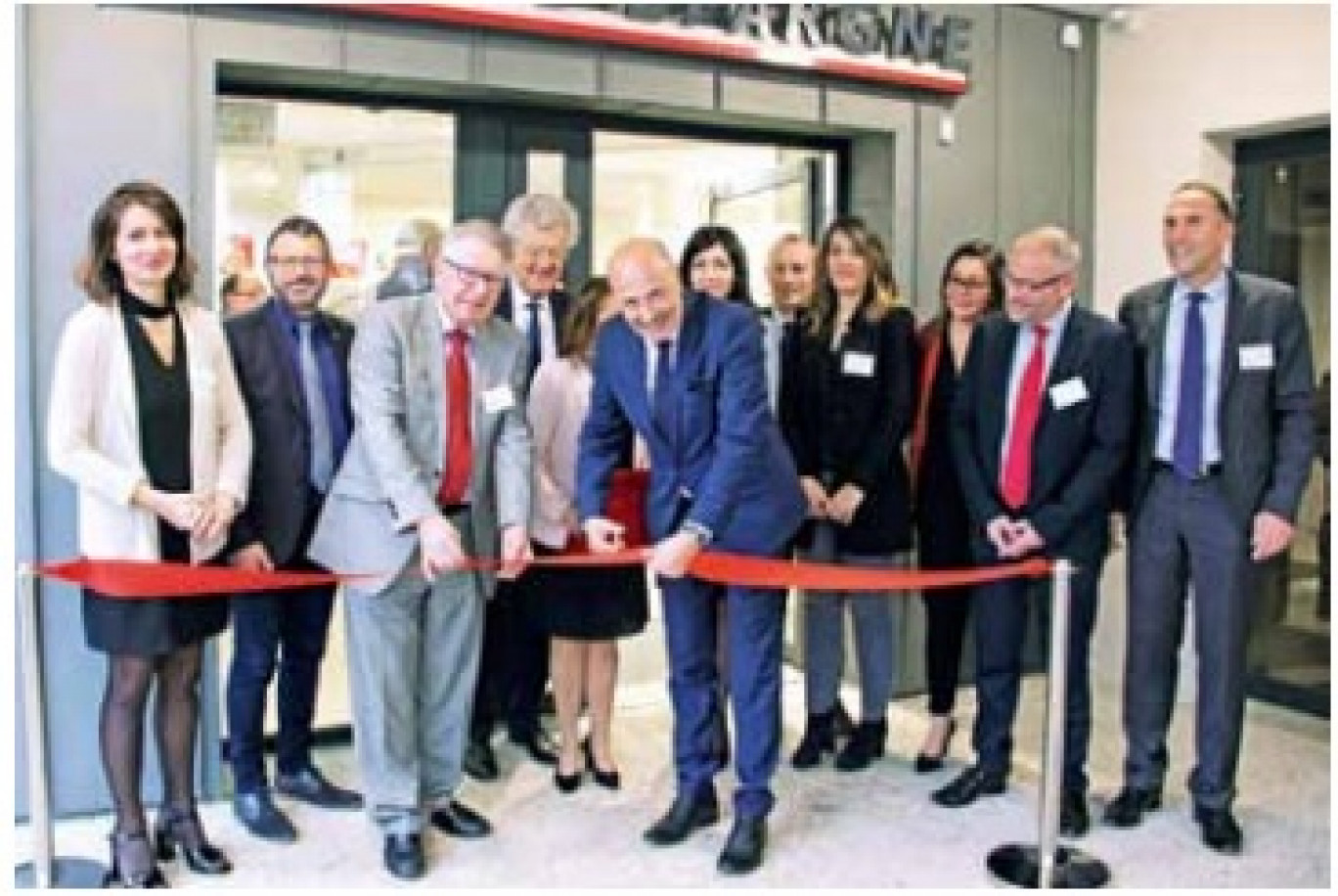 La
nouvelle
agence
Caisse
d’Épargne
Amiens
SaintFuscien
a été
inaugurée
le 12 avril.