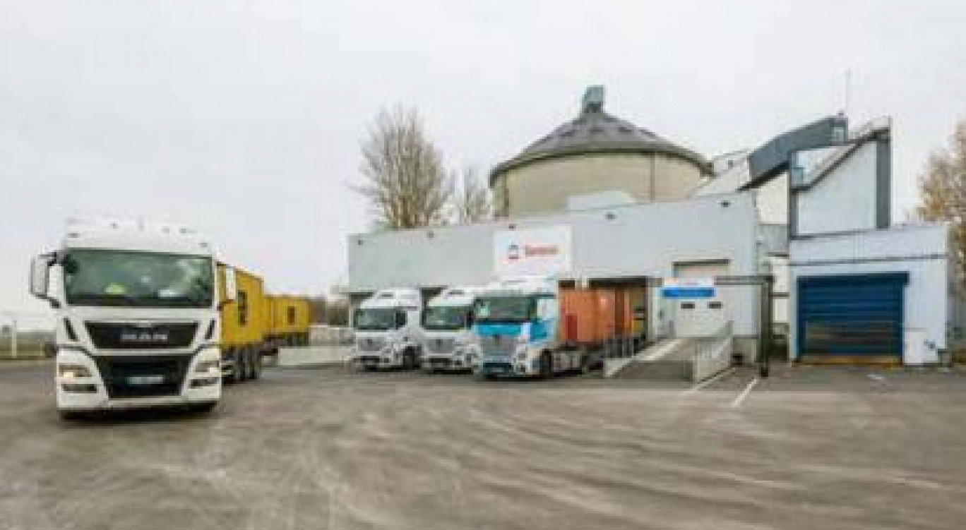 Chaque jour, jusqu’à 70 conteneurs entrent et sortent du centre logistique export de Tereos, à Escaudœuvres.