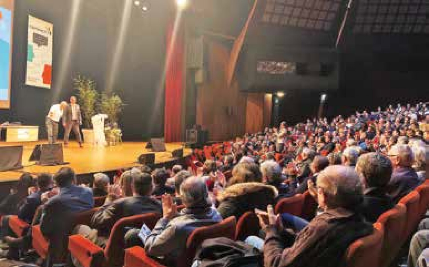 La conférence de Philippe Croizon a subjugué les participants de l’Assemblée générale.