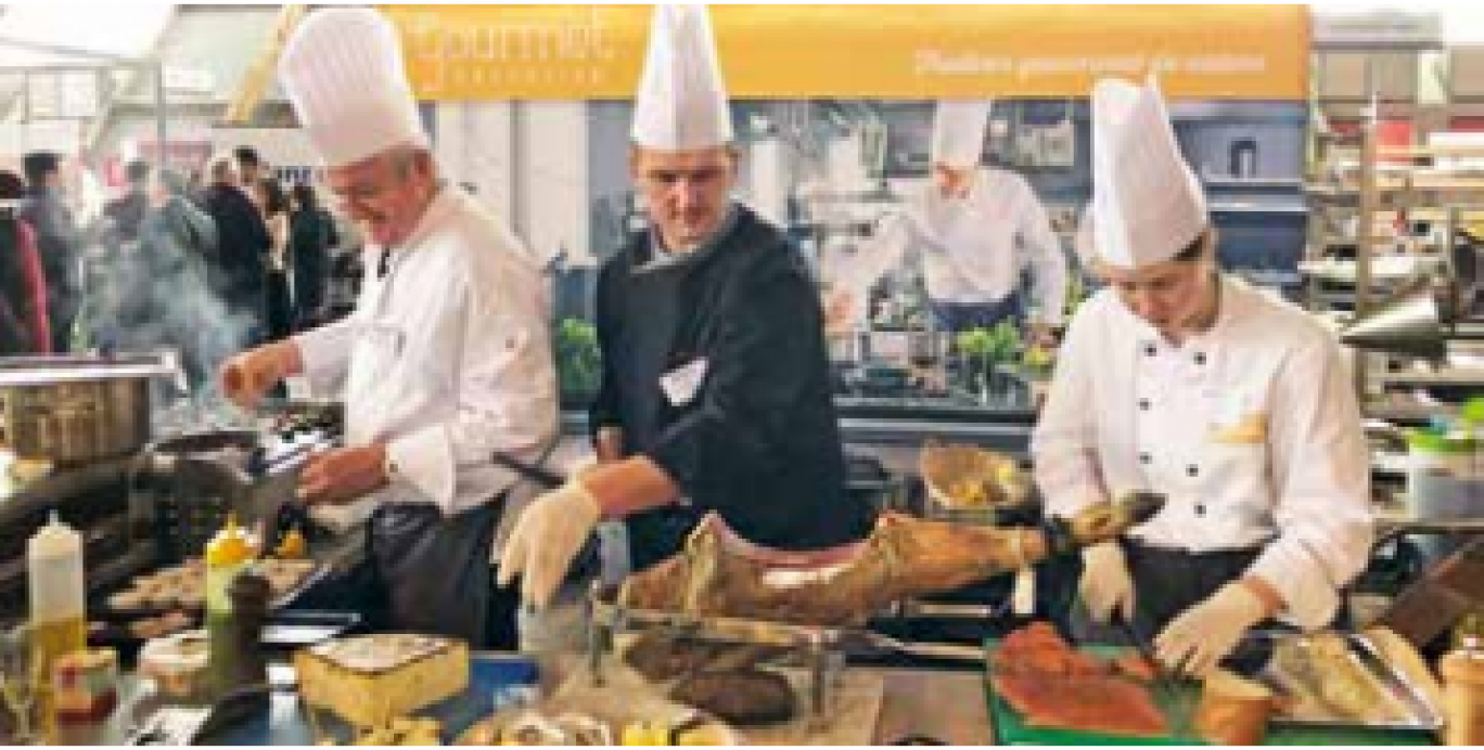 Gourmet Réception présentait son savoir-faire
au CCI Business Event le 28 mars à Mégacité.