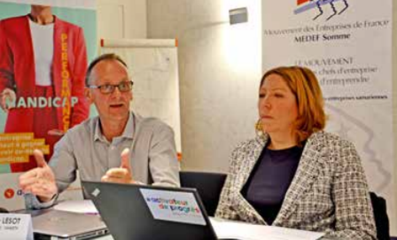 Dominique Lesot et Elsa Crampon ont répondu aux questions des chefs d’entreprises lors d’une matinale organisée par le Medef.