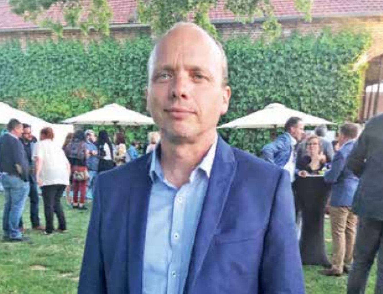 Sébastien Horemans, président de la CPME Somme lors de la soirée de gala à la Faloise.