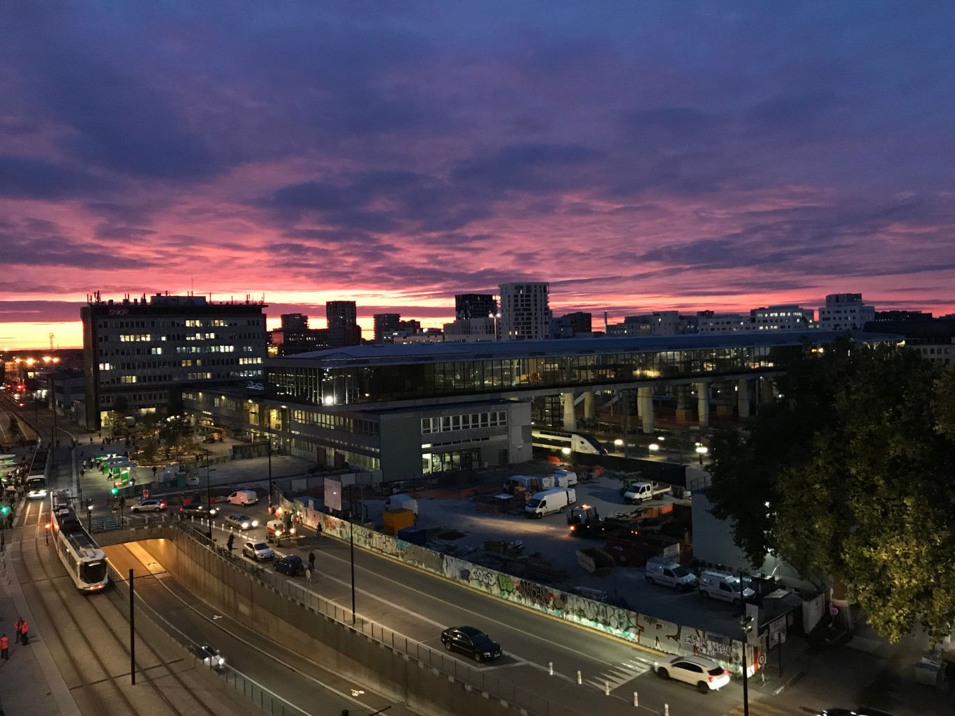 Vue de la gare de Nantes. ©O.Razemon.