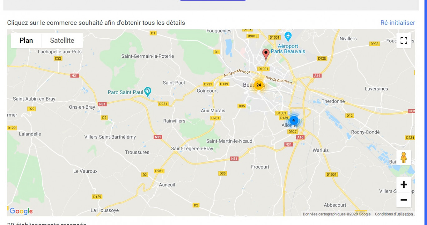 Oise : une carte interactive pour les commerçants