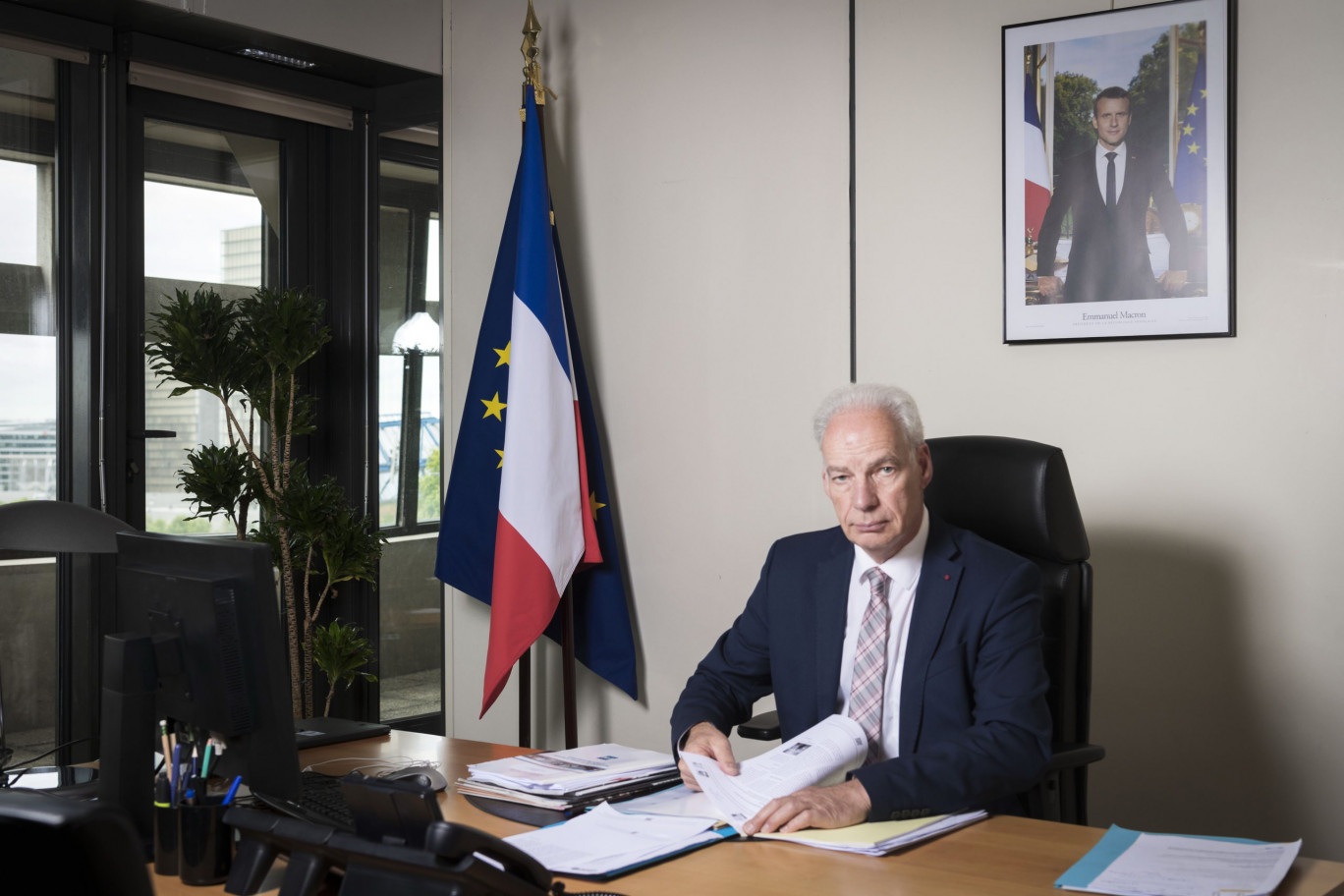 M. Alain Griset,Ministre délégué auprès du ministre de l'Économie, des Finances et de la Relance, chargé des Petites et Moyennes Entreprises. Bercy. 17 Juillet 2020.