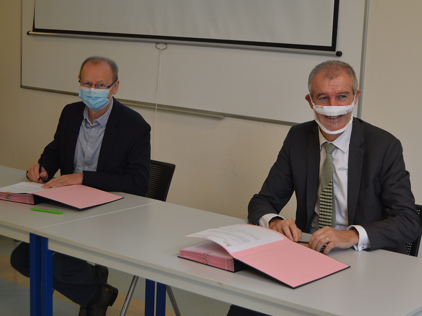 Pascal Chevallier, Directeur général d’Isagri, et Didier Eyssartier, Directeur général de l’Agefiph, s’engagent par convention à collaborer encore plus étroitement.