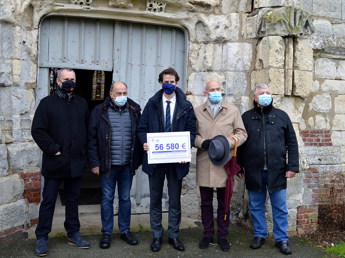 A Beaudéduit, petite commune rurale du nord-ouest du département, 56 000 euros pour refaire la façade de l’église