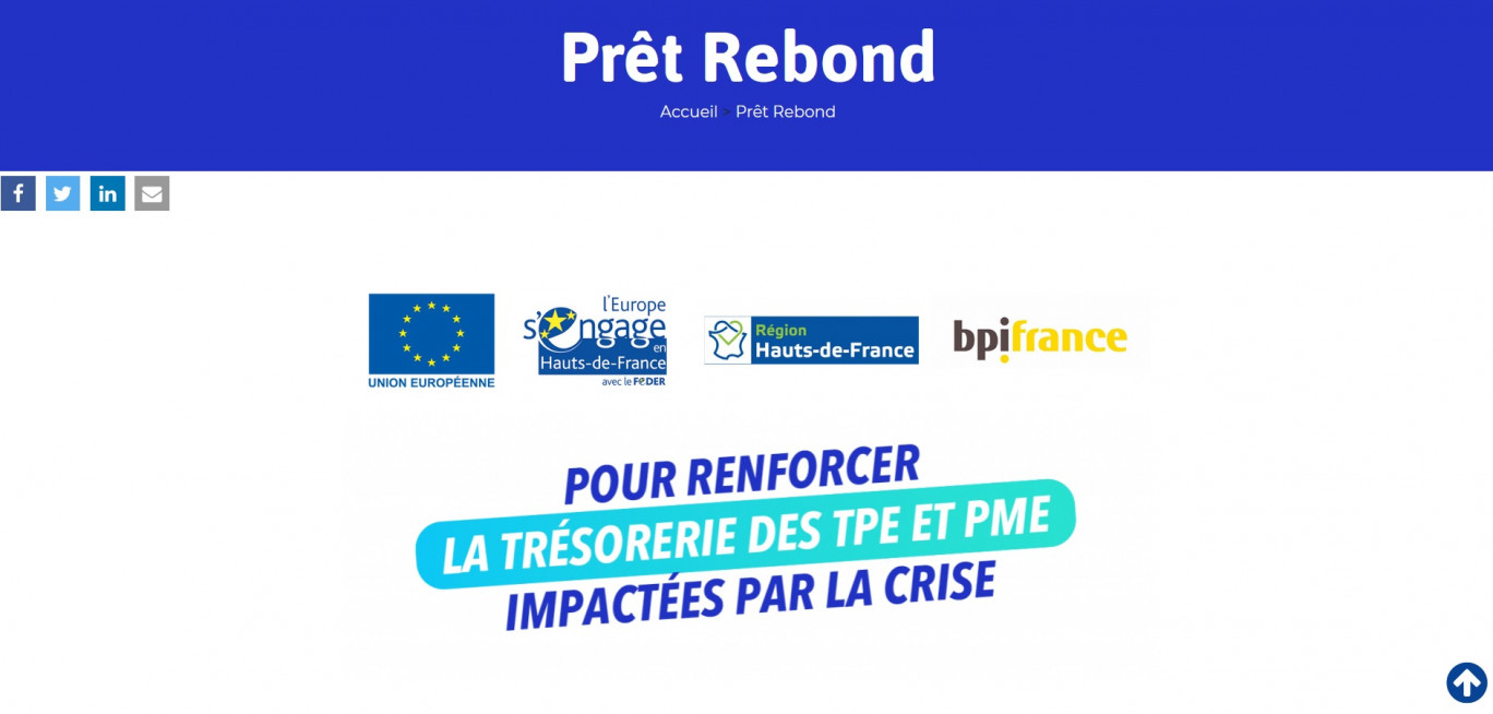Une plate-forme digitale pour faciliter l’accès au prêt Rebond Hauts-de-France